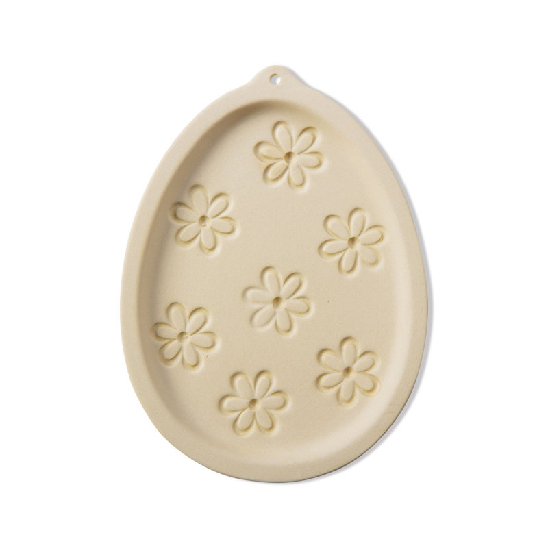 Egg With  Flowers Cookie Mold