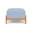 Alpine Outdoor Teak Ottoman-350651370