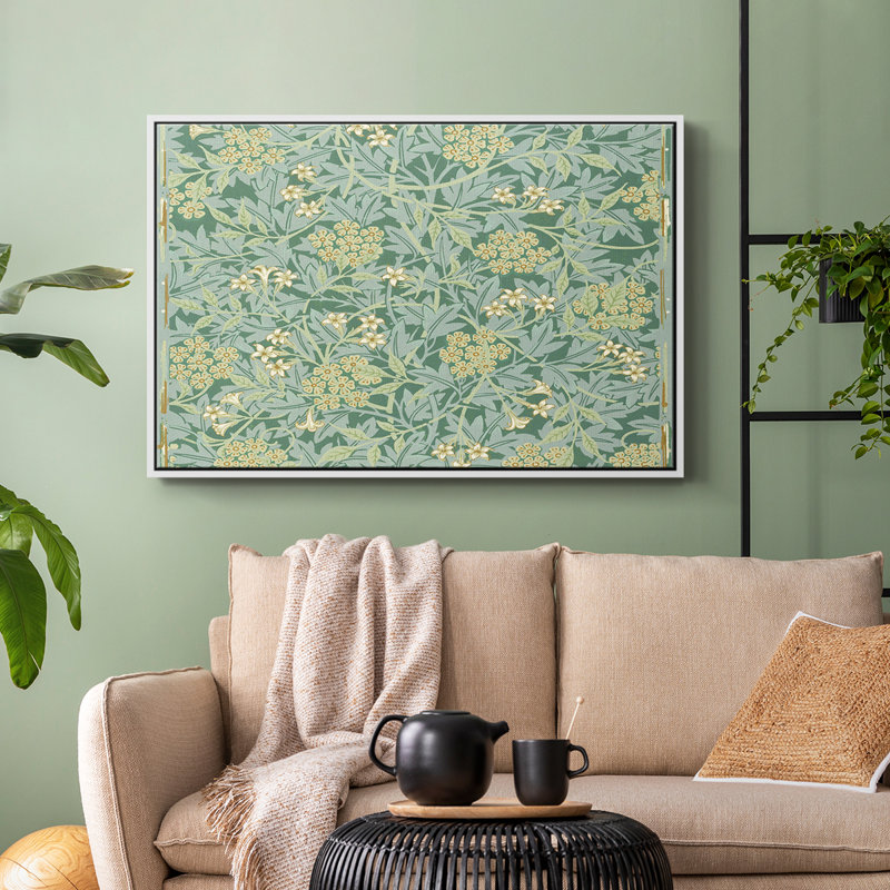 Paysage rétro - LXVI, H 17 po x l 25 po x P 2 po, Toile encadrée flottée blanche