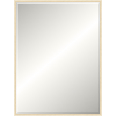 Pickled White Ridgeline Mirror