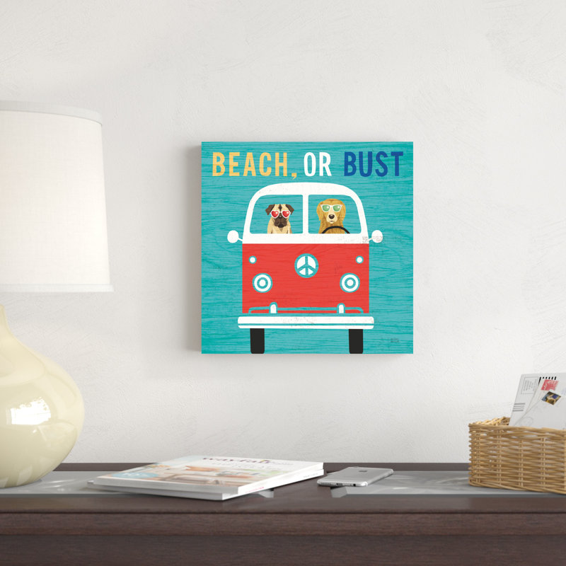 Beach Bums Bus, H 12 po x l 12 po x P 1,25 po