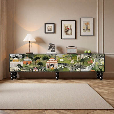 French Medieval Style TV Stand