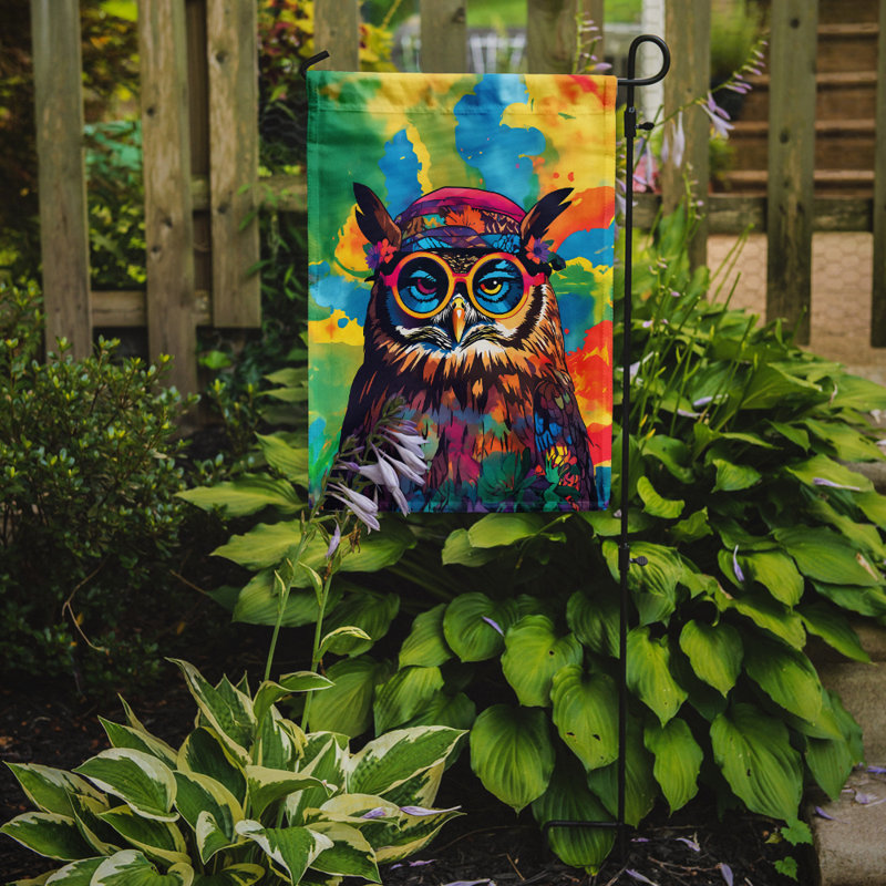 Drapeau de jardin hippie