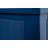 Leiv 2-Drawer Mahogany Chest, Blue