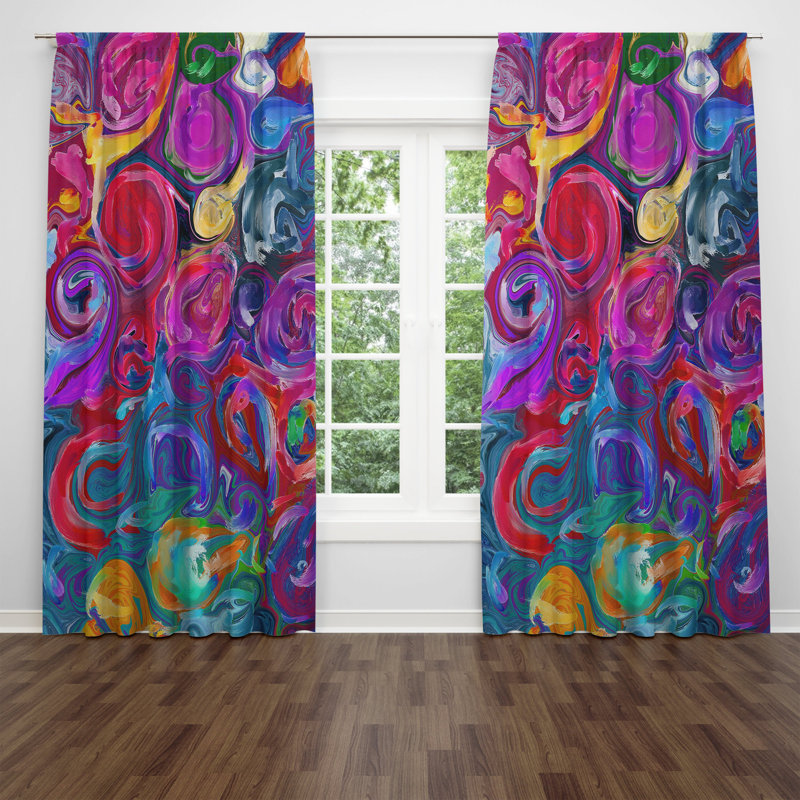 Semi Sheer Curtain Pair, 40" x 52"