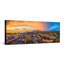 «Cleveland Skyline Sunset Pano», art mural sur toile panoramique-129452440
