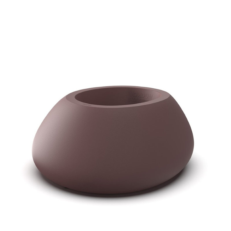 Stone Planter, 11.75" H x 26.5" W x 24.5" D, Garnet
