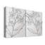 Croquis botanique I - Toile tendue avec châssis de qualité supérieure - Prêt à être accroché-1089948577