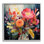 Bb-254 - Fleurs mixtes modernes encadrées sur bois