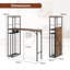 Metal Base Dining Table