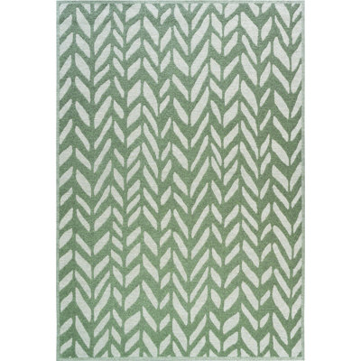 Freelon Abstract Flat Weave Area Rug