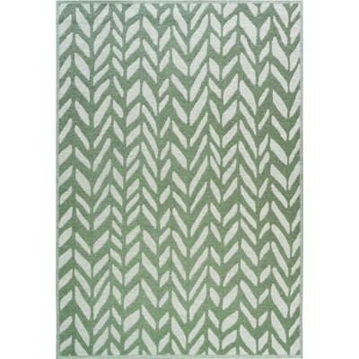 Freelon Rectangle Abstract Area Rug