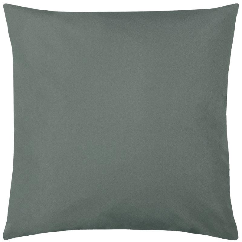 Furn. Plain UV & Water Resistant Outdoor Cushion Cover, Grey