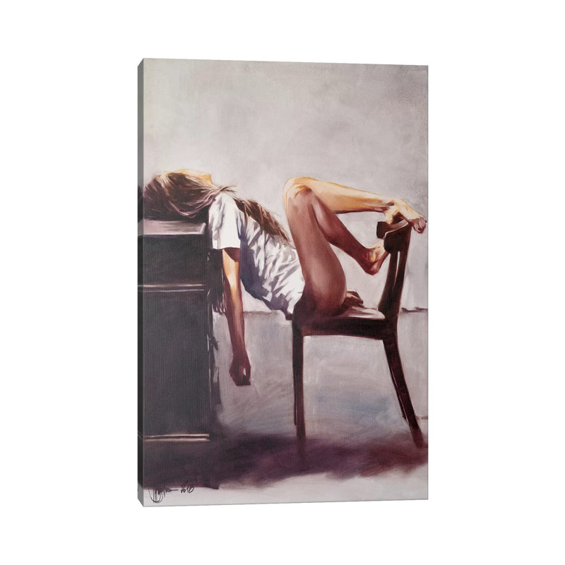«Lazy» par Ihor Shulman, reproduction d'art sur toile tendue, H 60 po x l 40po x P 1,5 po