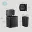 Metal Step On Kitchen Trash Can - 40L