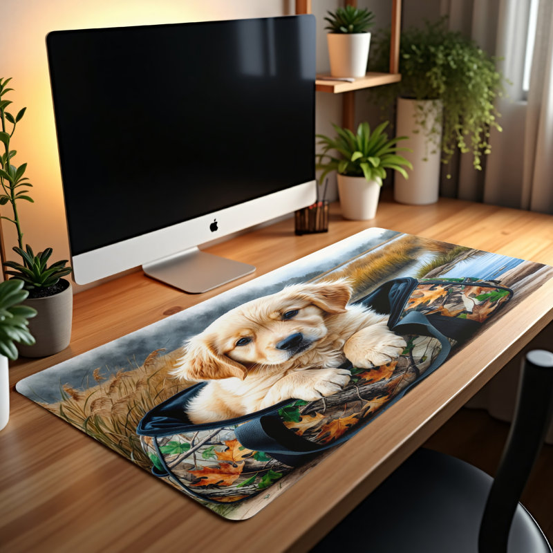 Polyester Desk Pad, 23.6x13.8