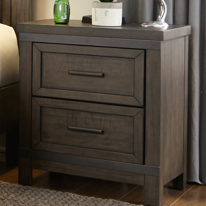 Lexee 2-Drawer Nightstand