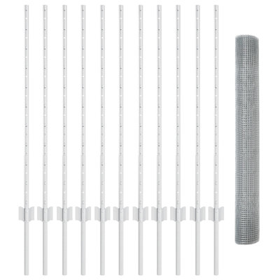 100cm H x 2500cm W Steel Border Fencing