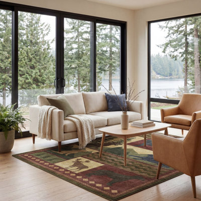 Eddie Bauer Printed Washable Rugs