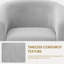 Fauteuil club rembourré en tissu-114882591