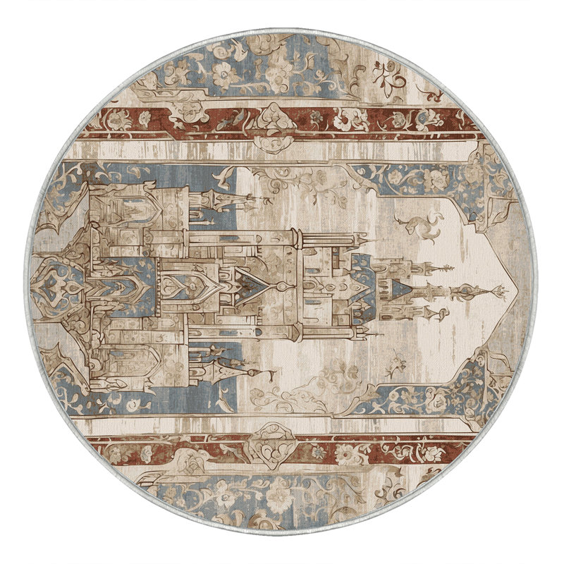 Oceanview Keep Rug, Round 5'