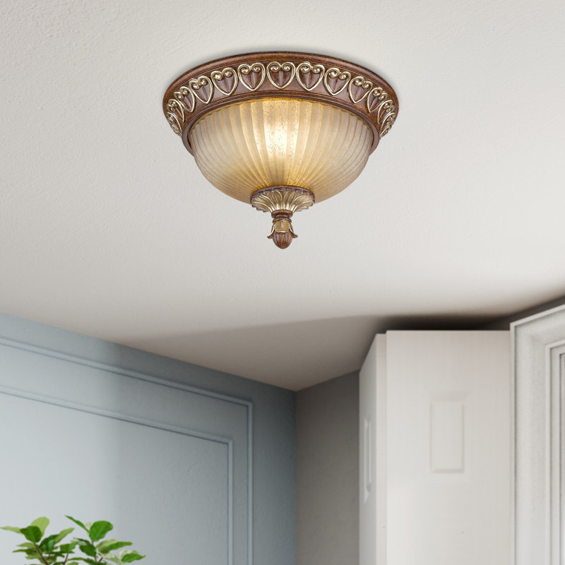 Plafonnier encastré 2 lumières Alborz, H 7 po x l 11 po x P 11 po