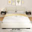 HOMCOM Floating Bedside Tables Set of 2, Black