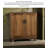 35.43" Brown Rectangular Solid Wood Wine Rack