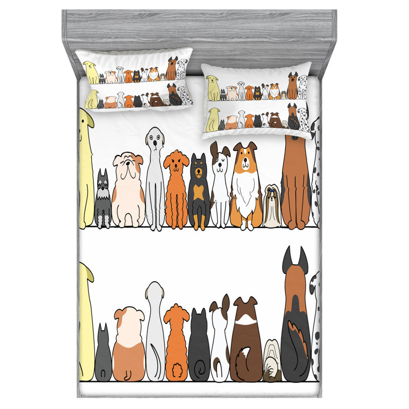 Microfiber Sheet Set, Full Sheet Set with Fitted Sheet