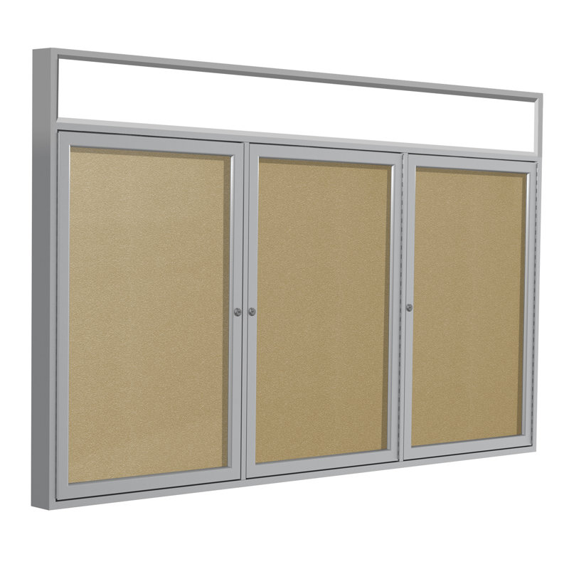 Plaque d’armoire fermée, Caramel, H 4 pi x l 6 pi, Satin