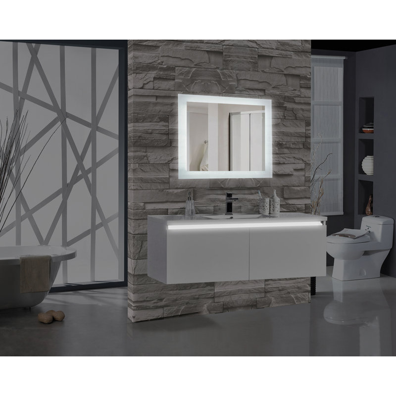 Burrard Glass Wall Mirror, 27" H x 36" W