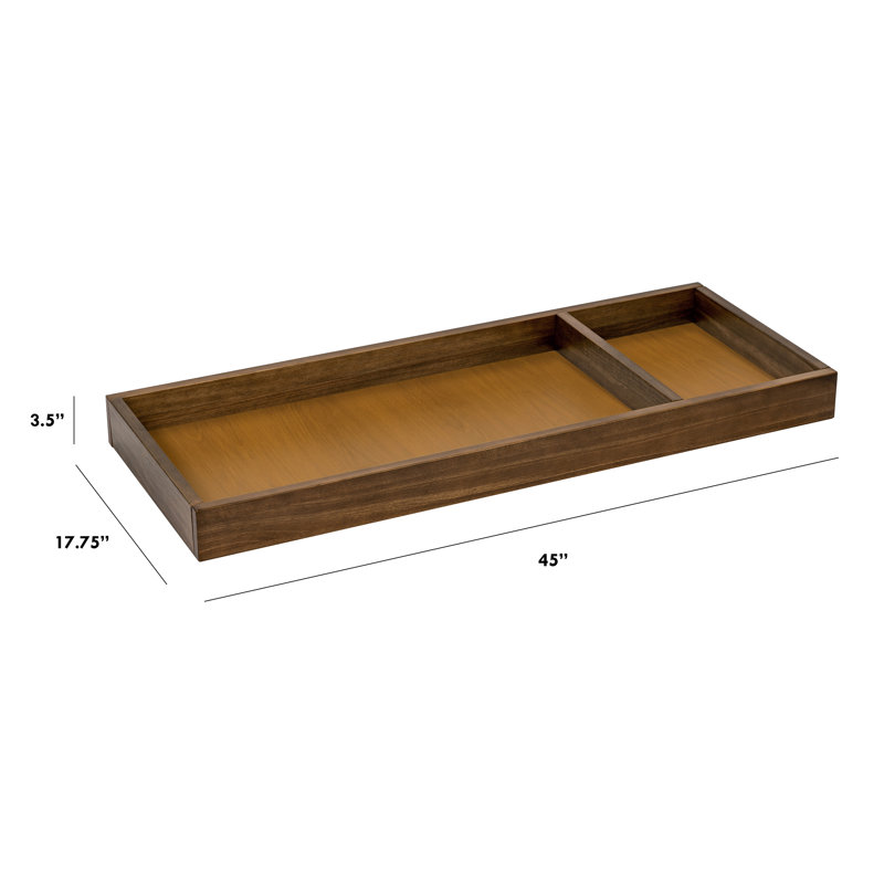 Changing Table Topper, Natural Walnut