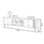 Meuble télé moderne en bois manufacturé blanc-1629865552