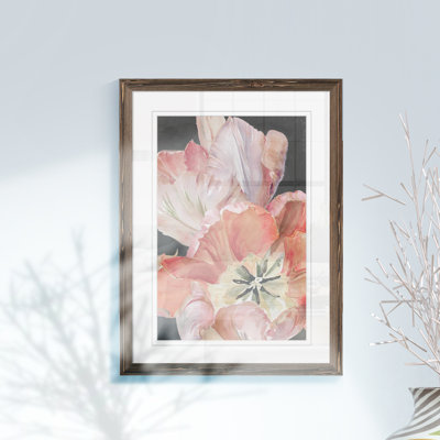 "pastel parrot tulipes i" par paul cezanne-reproduction d’art sur toile encadrée