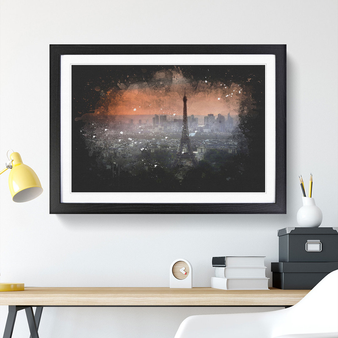 Eiffel Tower Vol.8 - Picture Frame Graphic Art