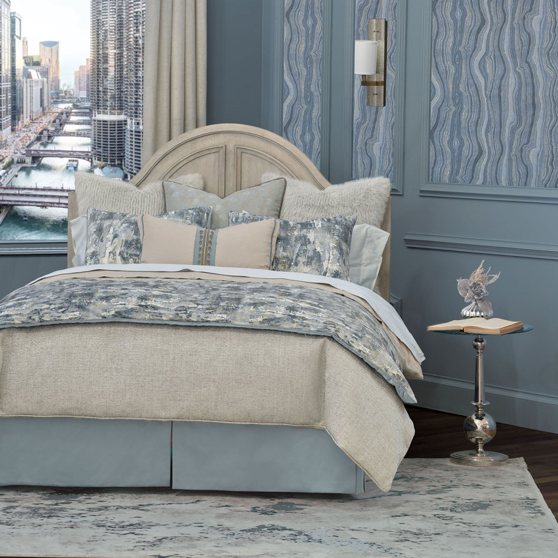 Zeylin Satin Bed Skirt, Queen