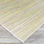 Tapis d'intérieur rayé jaune Garbielle Performance-23587035