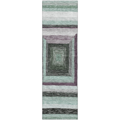 Premium Machine Washable Millbrook AMF1957 Geometric Rug