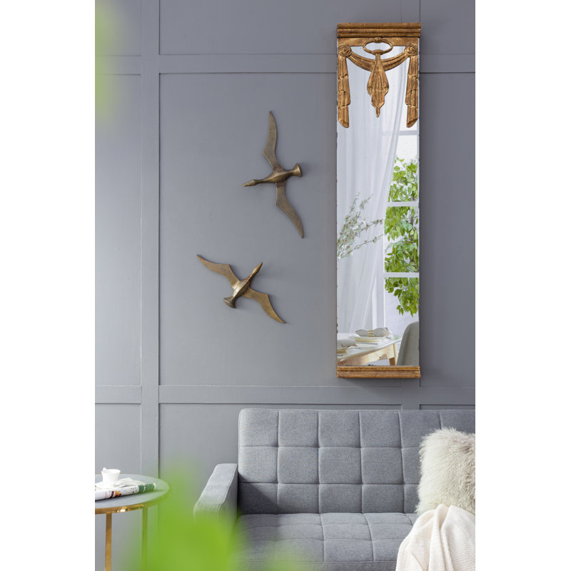 Traditional Landscape & Nature Wall Decor on Metal, 10.5" H x 20.5" W x 2.2" D
