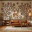Papier peint Folk Art-894097254-894097249