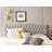 Elle Decor Celeste Tufted Upholstered Padded Headboard with Contemporary Button Tufting, Soft Linen-Textured Fabric-21000039-20300969