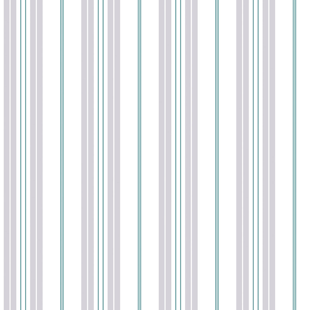 Deauville 2 Two Color Stripe Wallpaper Roll Galerie Wallcoverings