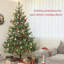 7ft Christmas Tree With Realistic Look, 2901 Tips, Quick Setup, Fire , Stable Design, Easy Assembly,