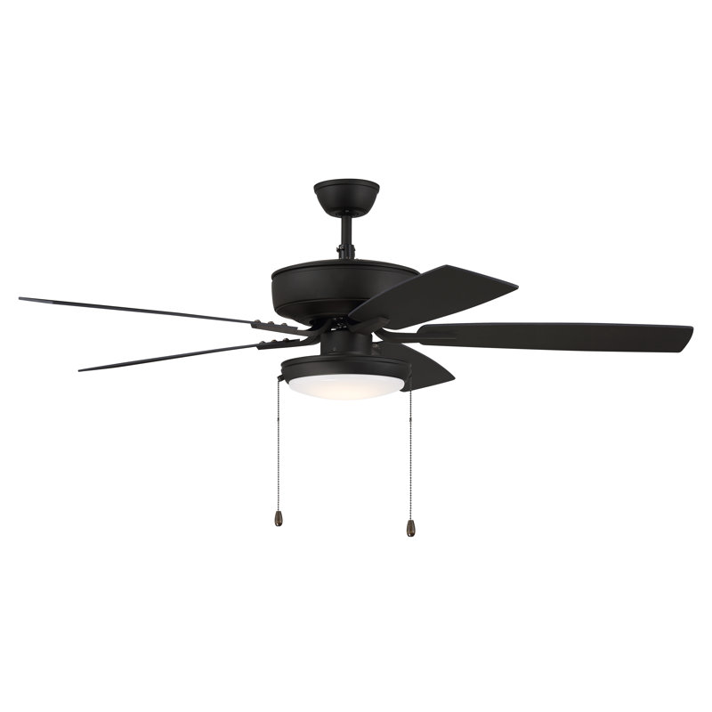 Pro Plus 119 Pan Light Kit 52'' Ceiling Fan with LED Lights, Black/Espresso