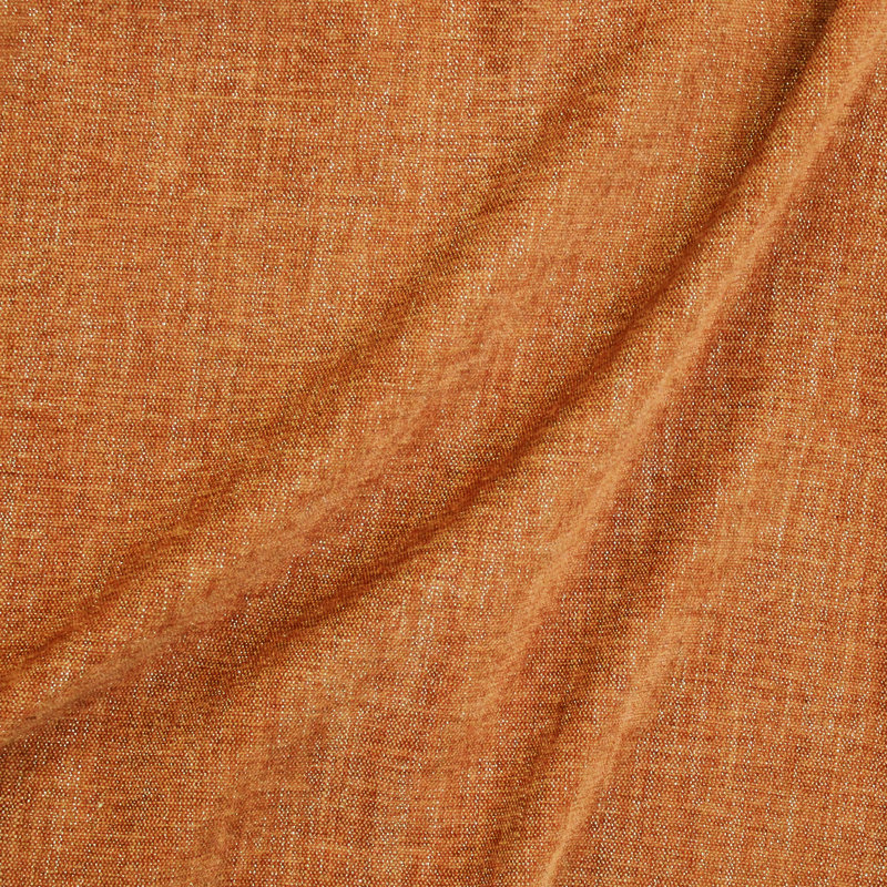 Textured Metallic | Pandora Fabric, Mandarin