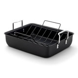 Hard-Anodized Nonstick 16-Inch Roasting Pan with Rack