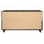 Commode 55 "Granville en noir (6 tiroirs)-863999578