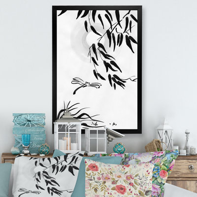 Croquis asiatique de libellule - Peinture