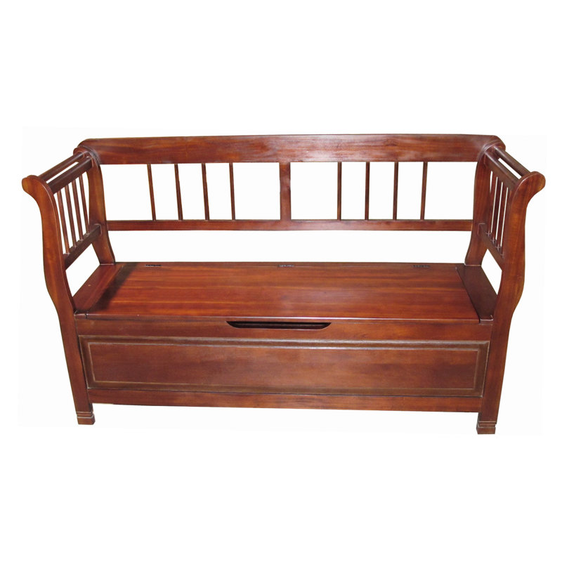 Banc de rangement en bois Galvan Lift