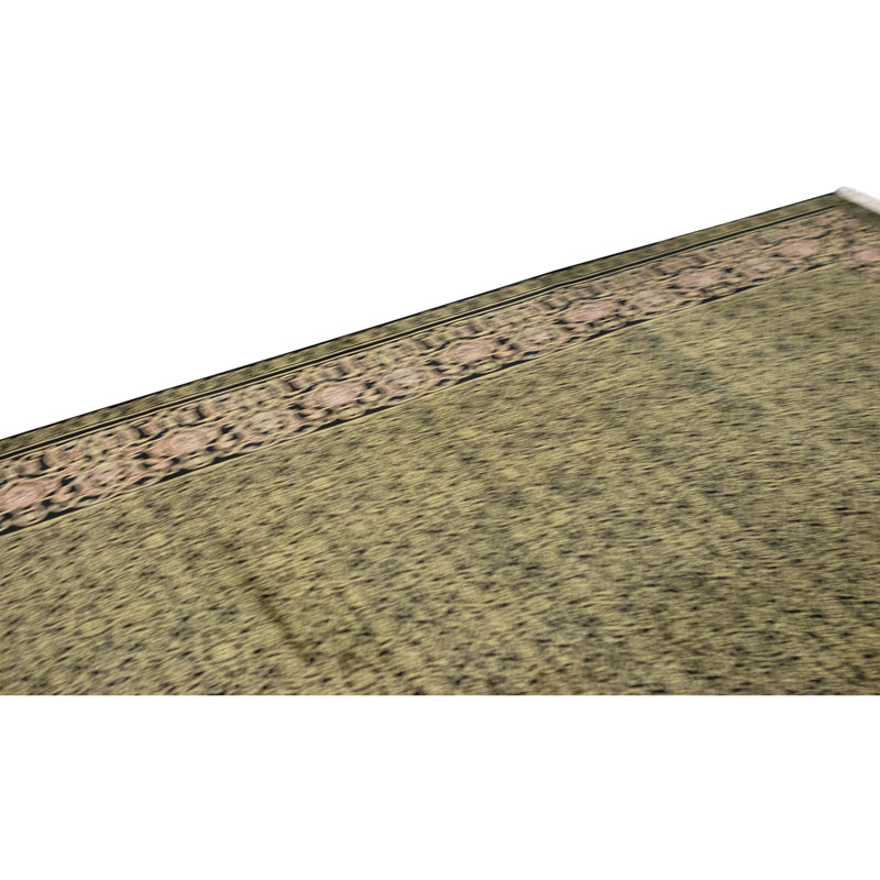 Tapis rectangulaire en laine noué à la main